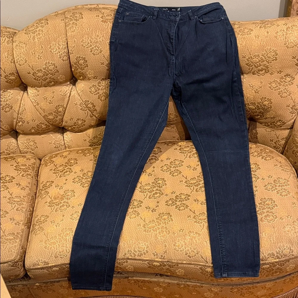 Long Tall Sally Dark Indigo Skinny Jeans - Picture 1 of 3